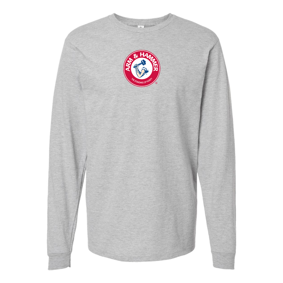 Men's Arm Hammer Logo Cotton Long Sleeve T-Shirt