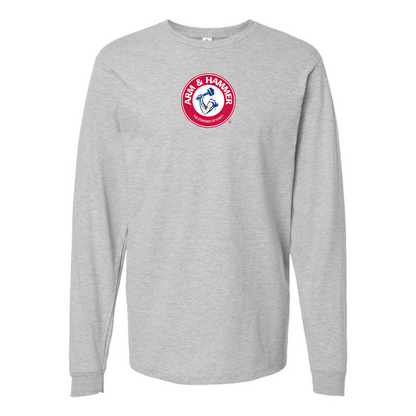 Men's Arm Hammer Logo Cotton Long Sleeve T-Shirt