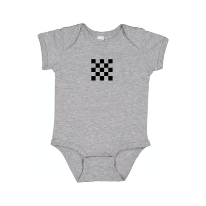 Checker Motors Corporation Logo Baby Romper Onesie