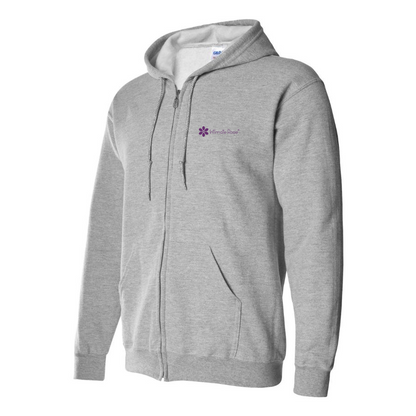 Men's   Intimate Rose   Logo  Zipper Hoodie