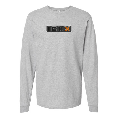 Men's ICKX Logo Cotton Long Sleeve T-Shirt