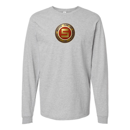 Men's Stutz Motor Company Logo Cotton Long Sleeve T-Shirt