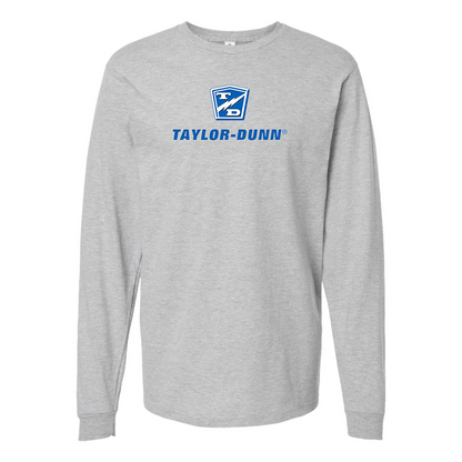 Men's Taylor Dunn Logo Cotton Long Sleeve T-Shirt