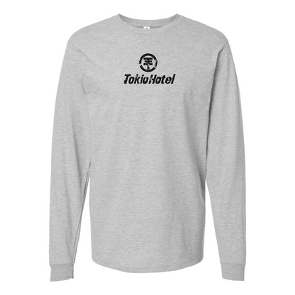Men's Tokio Hotel Full Logo Cotton Long Sleeve T-Shirt