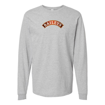 Men's Baileys Logo Cotton Long Sleeve T-Shirt