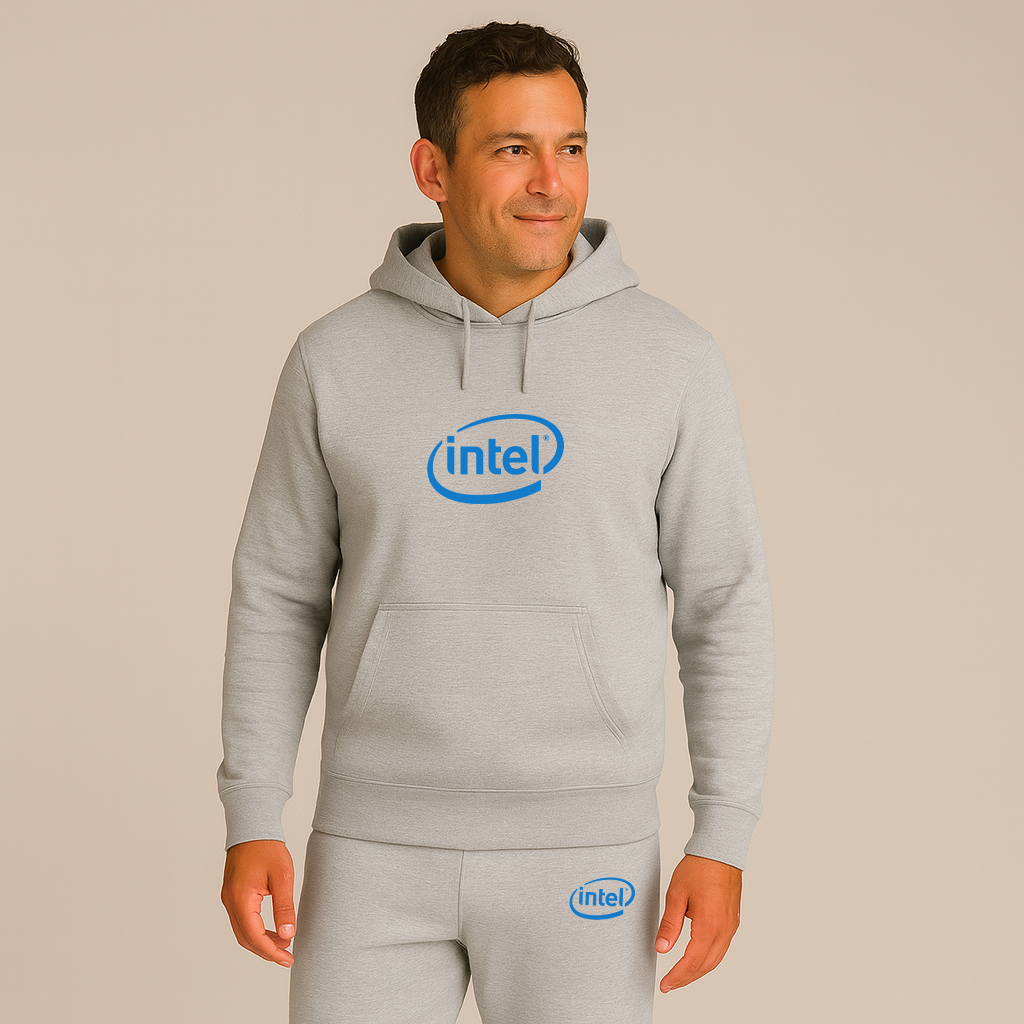 Men's Intel Logo Hoodie Joggers Set