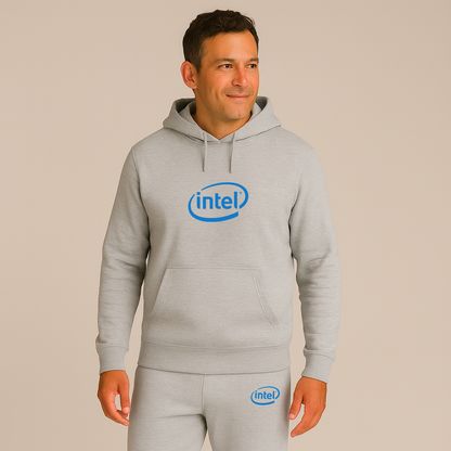 Men's Intel Logo Hoodie Joggers Set