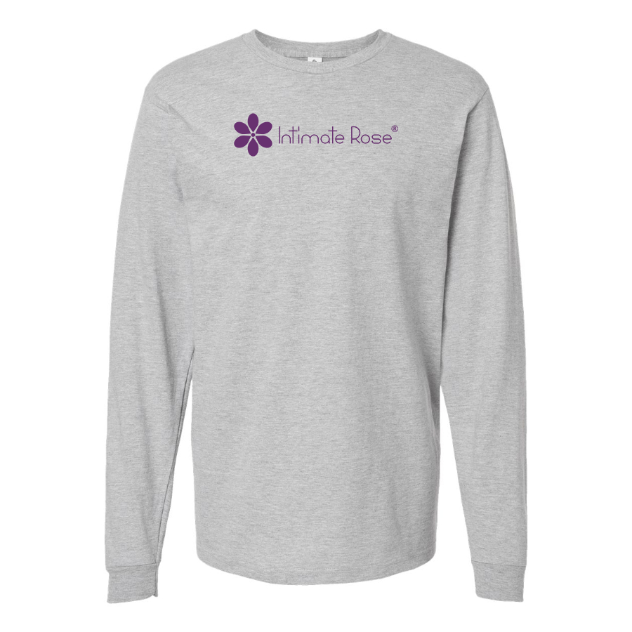 Men's Intimate Rose   Logo  Cotton Long Sleeve T-Shirt