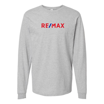 Men's ReMax Logo Cotton Long Sleeve T-Shirt