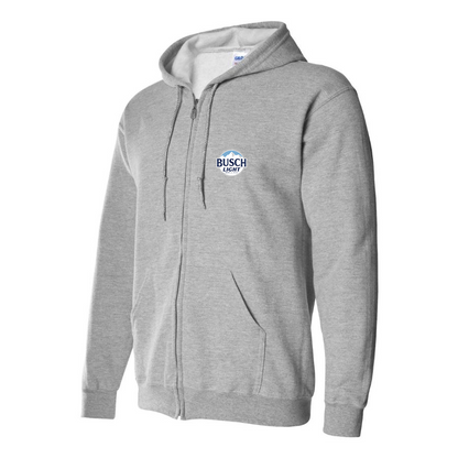 Men's Busch Light Logo Zipper Hoodie