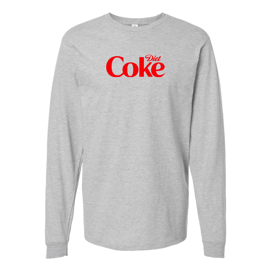 Men's Diet Coke Logo Cotton Long Sleeve T-Shirt