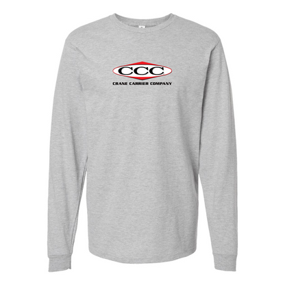 Youth Crane Carrier Company Logo Long sleeves