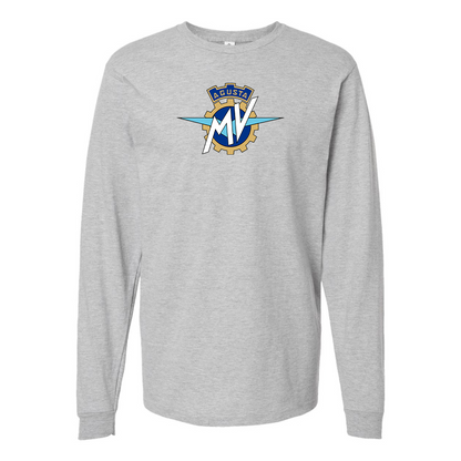 Men's MV Agusta Logo Cotton Long Sleeve T-Shirt