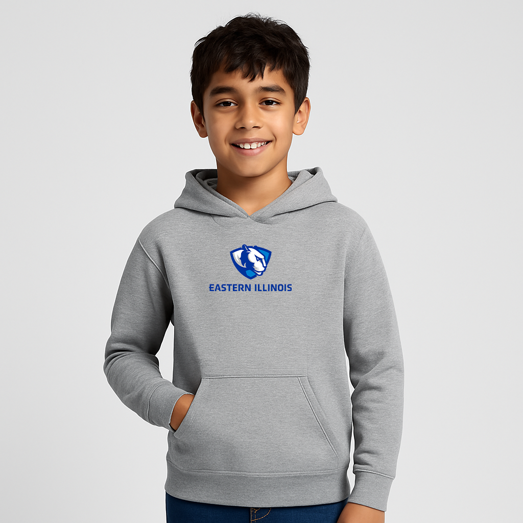 Youth Eastern Illinois Panthers Logo Pullover Hoodie