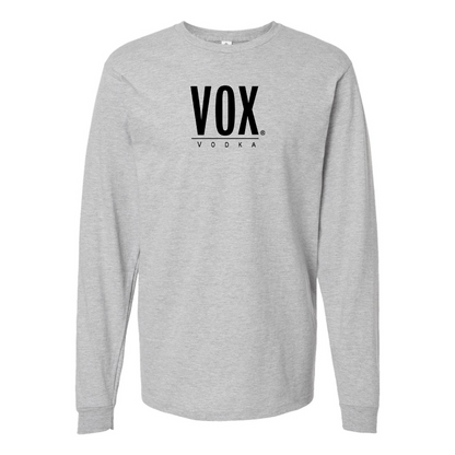 Men's Vox Logo Cotton Long Sleeve T-Shirt