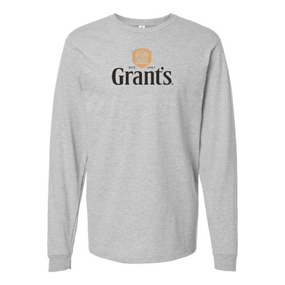 Youth Grants Logo Cotton Long Sleeve T-Shirt