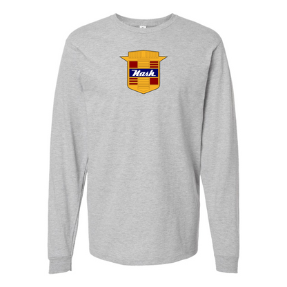 Youth Nash Motors Logo Cotton Long Sleeve T-Shirt