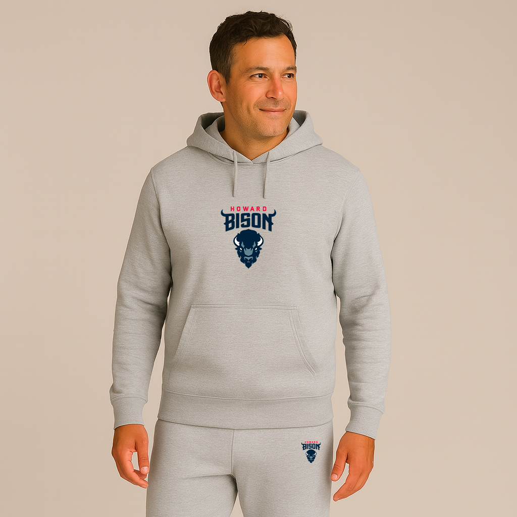 Men's Howard Bison Logo Hoodie Joggers Set