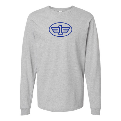 Men's FAW Logo Cotton Long Sleeve T-Shirt