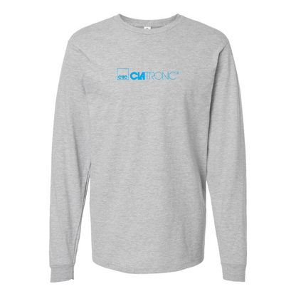 Men's Clatronic Logo Cotton Long Sleeve T-Shirt
