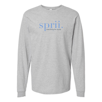 Men's Sprii Logo Cotton Long Sleeve T-Shirt