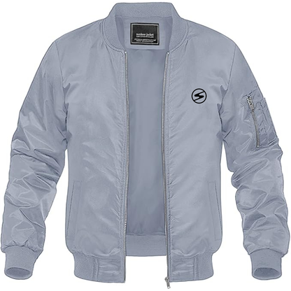 Men's Sachsenring Logo Lightweight Bomber Jacket Windbreaker Softshell Varsity Jacket Coat