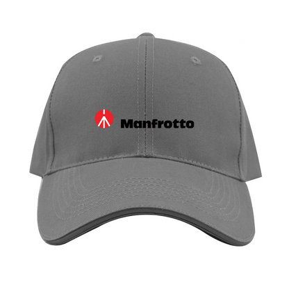 Manfrotto Logo  Dad Baseball Cap Hat