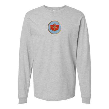 Men's DeSoto Logo Cotton Long Sleeve T-Shirt