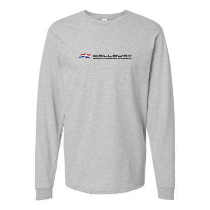 Men's Callaway Logo Cotton Long Sleeve T-Shirt