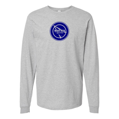 Men's Matra Sports Logo Cotton Long Sleeve T-Shirt