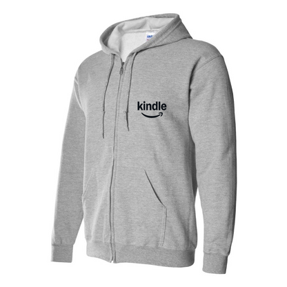 Men's Amazon Kindle Logo Zipper Hoodie