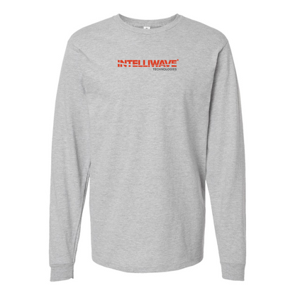 Men's Intelliwave Technologies Logo Cotton Long Sleeve T-Shirt