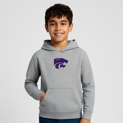 Youth Kansas State Wildcats Logo Pullover Hoodie