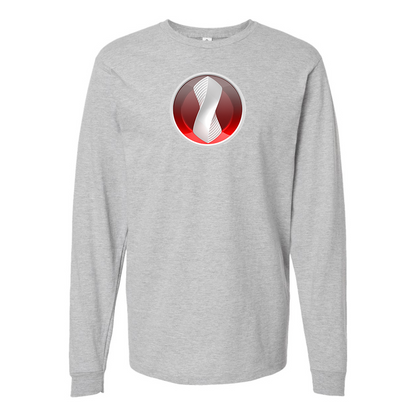 Men's Devon Motorworks Logo Cotton Long Sleeve T-Shirt