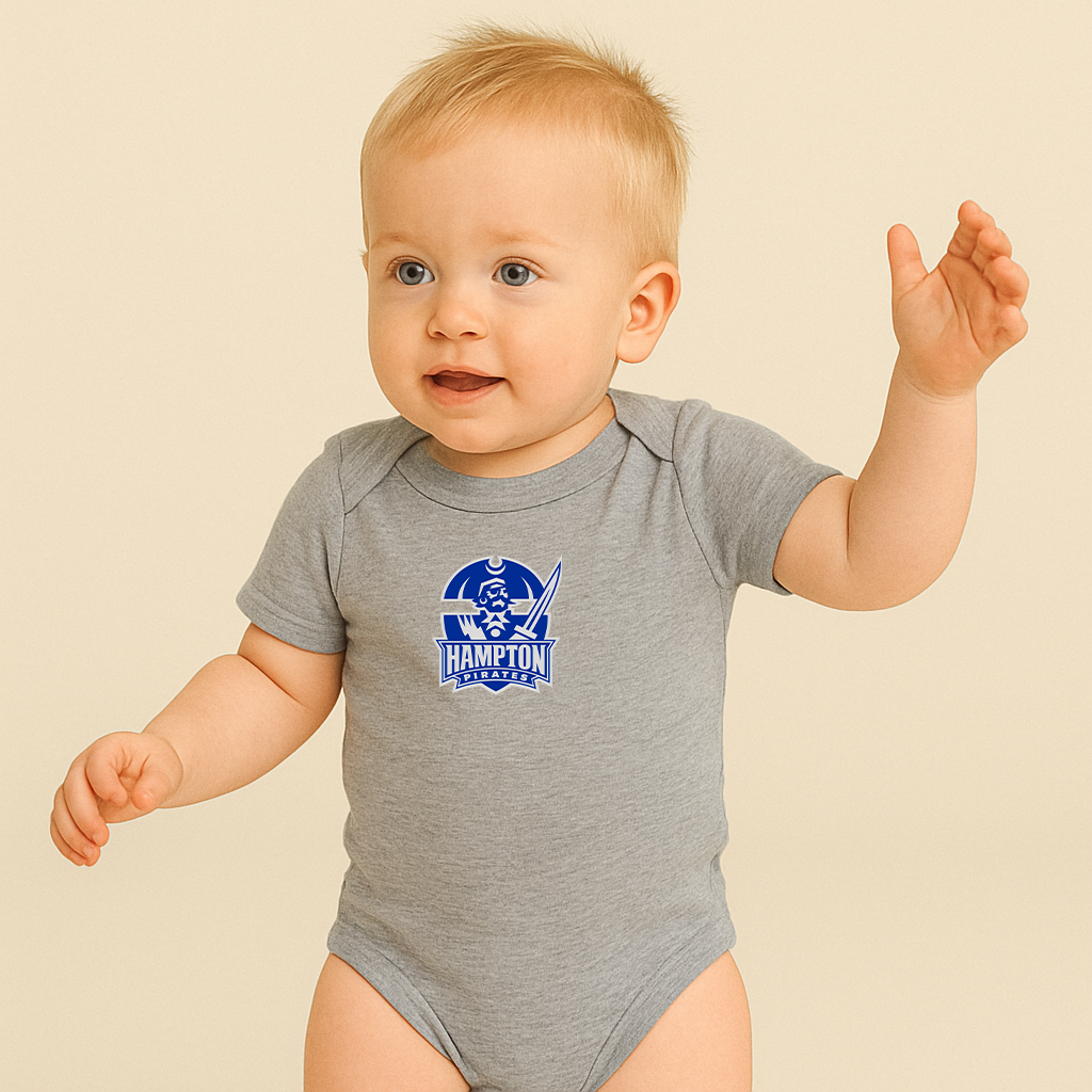 Hampton Pirate Logo Baby Romper Onesie