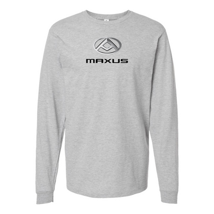 Men's Maxus Logo Cotton Long Sleeve T-Shirt