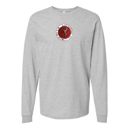 Men's Corre La Licorne Logo Cotton Long Sleeve T-Shirt