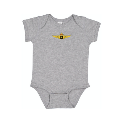 Belgian Air Force  Logo Baby Onesie Romper