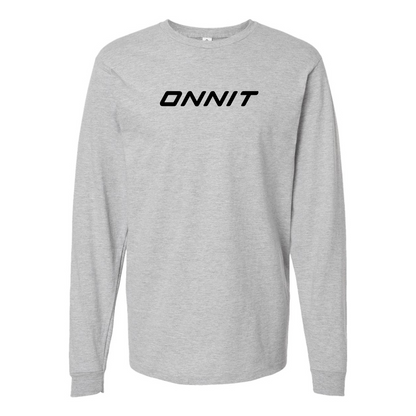 Men's Onnit Logo Cotton Long Sleeve T-Shirt