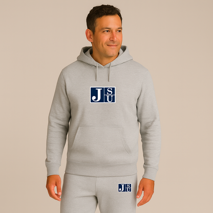 Men's Jackson State Tigers Logo Hoodie Joggers Set