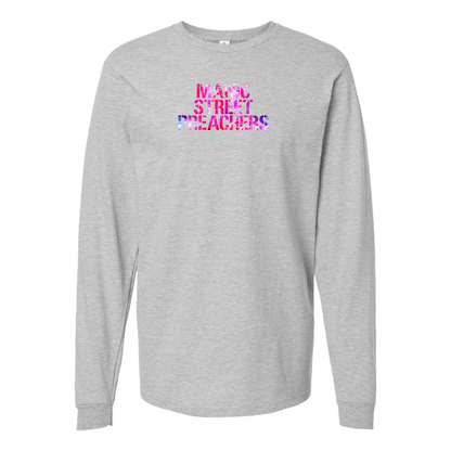 Men's Manic Street Preachers Logo Cotton Long Sleeve T-Shirt