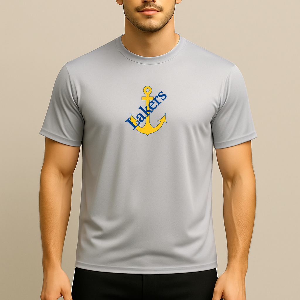 Men's Lake Superior State Lakers Logo Polyester T-Shirt