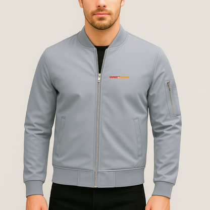 Men's Family Dollar Logo Lightweight Bomber Jacket Windbreaker Softshell Varsity Jacket Coat