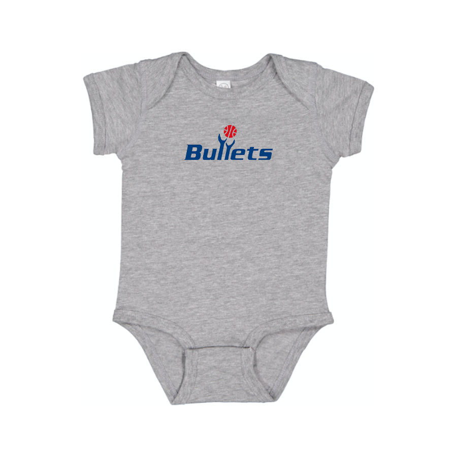 Baltimore Bullets  Logo Baby Onesie Romper