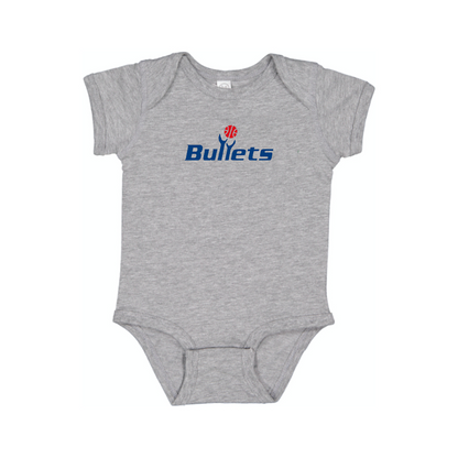 Baltimore Bullets  Logo Baby Onesie Romper