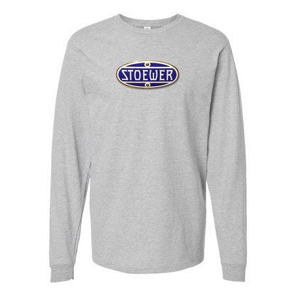 Men's Stoewer Logo Cotton Long Sleeve T-Shirt