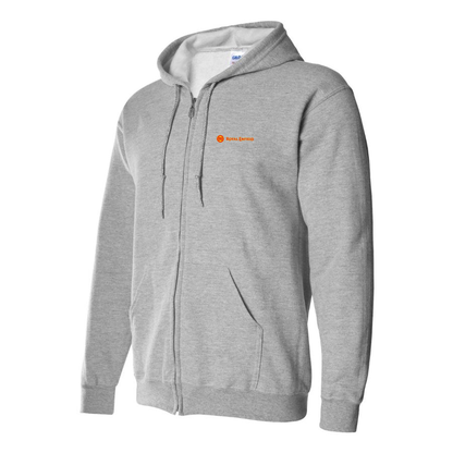 Men's Royal Enfield Logo Zipper Hoodie