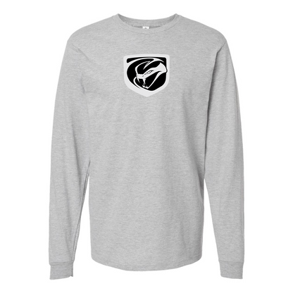 Men's Dodge Viper Logo Cotton Long Sleeve T-Shirt