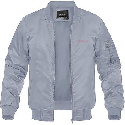 Men's Matheson  Logo Lightweight Bomber Jacket Windbreaker Softshell Varsity Jacket Coat