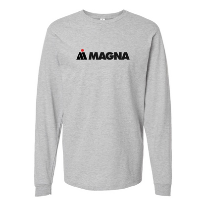 Men's Magna Steyr Logo Cotton Long Sleeve T-Shirt
